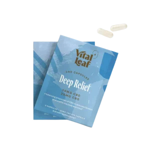 Deep Relief CBD Capsules | 2 Capsule Pouch (14ct Case Box)
