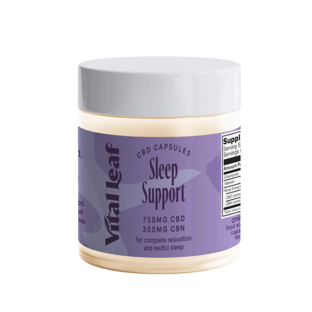 Support CBD Capsules | Boosted with CBN, Chamomile, Valerian
