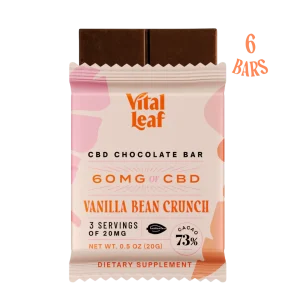 Vanilla Bean Crunch Mini CBD Chocolate Bars