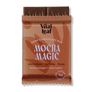 Mini Mocha Magic Dark Chocolate Bar: Brain Power + Collagen Boost (14 mini bars)